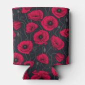 Rafraîchisseur Pour Canette Poppies rouges (Dos)