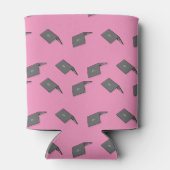 Rafraîchisseur Pour Canette Portable gris avec logo d'oiseau (Dos)