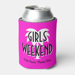 Rafraîchisseur Pour Canette Porte-boisson pour le week-end de la fille rose pe
