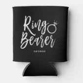 Rafraîchisseur Pour Canette Porteur | Style de script Mariage personnalisé (Devant)