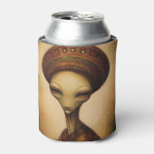 Rafraîchisseur Pour Canette Portrait Alien antique (Can devant)