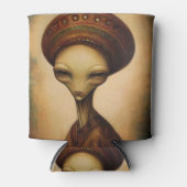 Rafraîchisseur Pour Canette Portrait Alien antique (Devant)