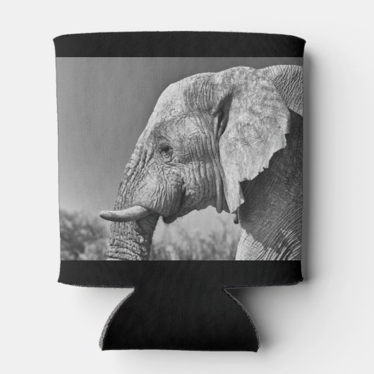 Rafraîchisseur Pour Canette Portrait d'éléphant (Dos)