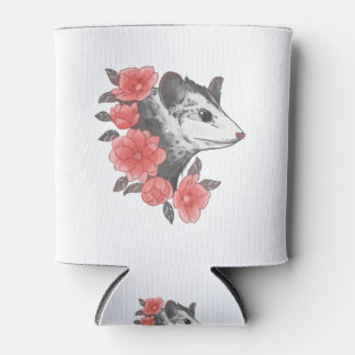 Rafraîchisseur Pour Canette Possum Avec Fleurs