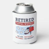 Rafraîchisseur Pour Canette Postal Worker Retraite Mailman Retraité Funny Gag (Can Dos)