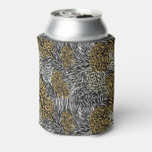 Rafraîchisseur Pour Canette Poster de animal mixte Zebra Leopard Tiger Impress (Can Dos)