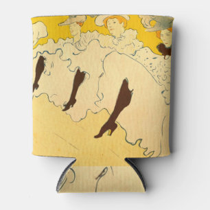 Rafraîchisseur Pour Canette Poster de la fille dansante Jaune Toulouse Lautrec
