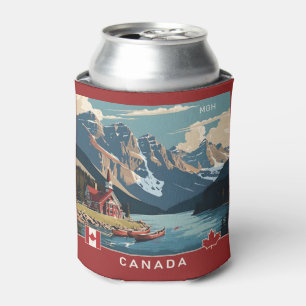 Rafraîchisseur Pour Canette Poster de voyage sur mesure Monogramme Canada