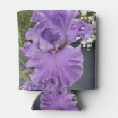 Rafraîchisseur Pour Canette Poster Iris Irises Fleur violette Florale Lavande (Dos)