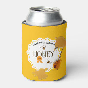 Rafraîchisseur Pour Canette Pot de miel Abeille à miel Nid d'abeilles Apiary