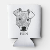 Rafraîchisseur Pour Canette Potcake Chien Dessin Personnalisé À La Main (Dos)