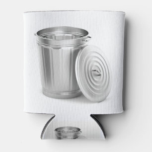 Rafraîchisseur Pour Canette Poubelle en métal vide