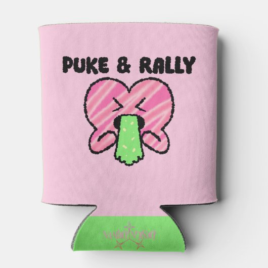 Rafraîchisseur Pour Canette Pouke & Rally Can Cooler | Pink Heart Party Editio (Dos)