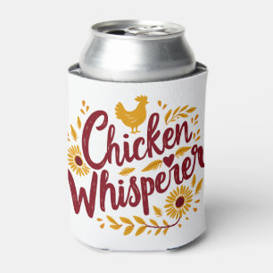 Rafraîchisseur Pour Canette Poulet Whisperer rustique Agritourisme Cottagecore