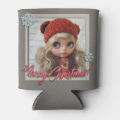 Rafraîchisseur Pour Canette Poupée, pour noël, noël, nouvel an (Devant)