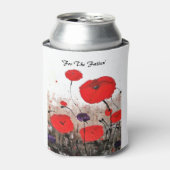 Rafraîchisseur Pour Canette 'Pour Les Fallen' (Red Poppy Design) (Can devant)