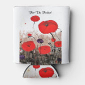 Rafraîchisseur Pour Canette 'Pour Les Fallen' (Red Poppy Design) (Devant)