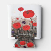 Rafraîchisseur Pour Canette 'Pour Les Fallen' (Red Poppy Design) (Dos)