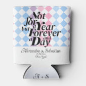 Rafraîchisseur Pour Canette Pour Toujours Ensemble Mariage Fête Favoriser Bois (Devant)