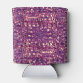 Rafraîchisseur Pour Canette Pousse de soude violet pixellée (Dos)