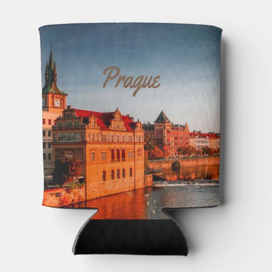 Rafraîchisseur Pour Canette Prague Capitale de la République tchèque (Dos)