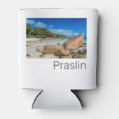 Rafraîchisseur Pour Canette Praslin Seychelles Island Anse Lazio Beach Cadeau (Devant)