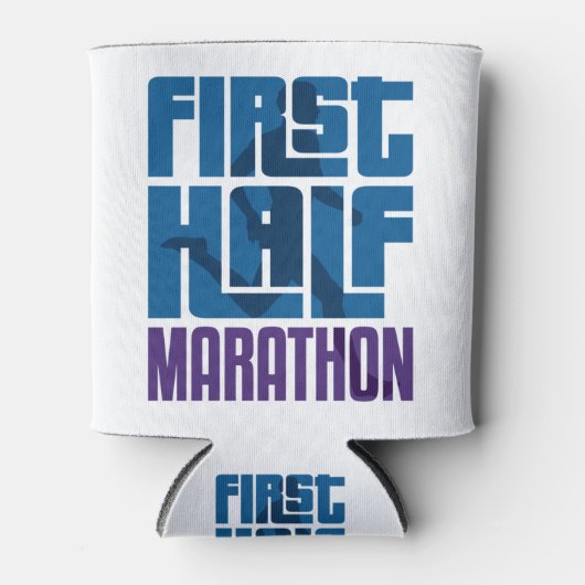 Rafraîchisseur Pour Canette Premier Demi-Marathon À 22 Km (Devant)