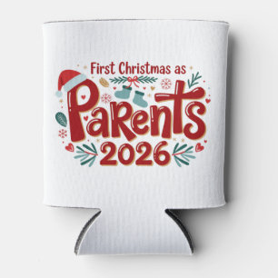 Rafraîchisseur Pour Canette Premier Noël en tant que parents Vacances familial
