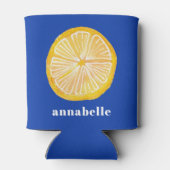 Rafraîchisseur Pour Canette Premier nom de la tranche de citron (Dos)