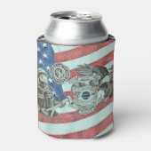 Rafraîchisseur Pour Canette Premier répondeur patriotique (Can devant)