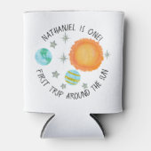 Rafraîchisseur Pour Canette Premier Voyage Autour Du Topper Sun Cupcake (Devant)