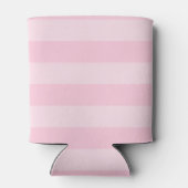 Rafraîchisseur Pour Canette Preppy Bridesmaid Nom Pink Stripes (Dos)