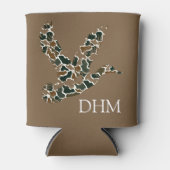 Rafraîchisseur Pour Canette Preppy Camouflage Mallard Duck Monogram (Devant)