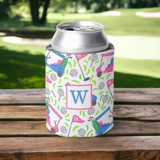 Rafraîchisseur Pour Canette Preppy Monogram Golf