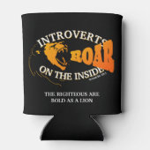 Rafraîchisseur Pour Canette PRÉSENTE ROAR SUR L'INTÉRIEUR Introverted Classic (Dos)