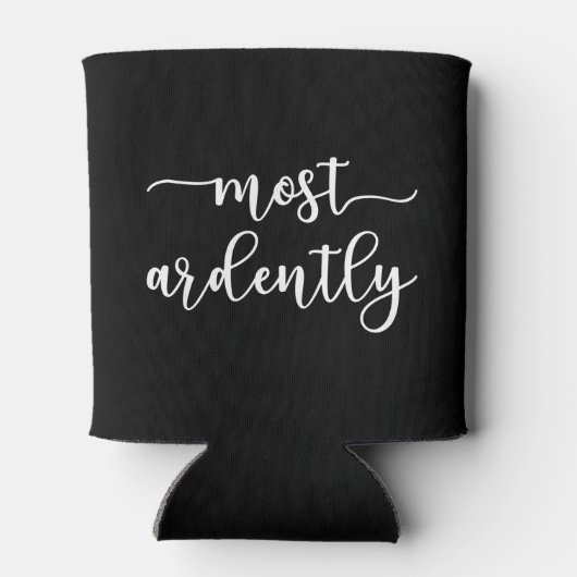 Rafraîchisseur Pour Canette Pride and Prejudice M. Darcy - Most Ardently I (Dos)