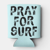 Rafraîchisseur Pour Canette Priez Pour Surp Palm Tree Surfer (Dos)