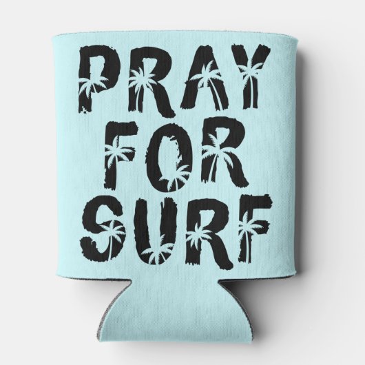 Rafraîchisseur Pour Canette Priez Pour Surp Palm Tree Surfer (Dos)