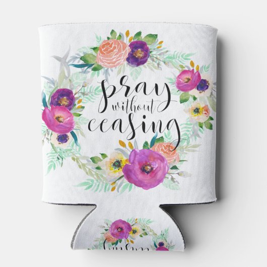 Rafraîchisseur Pour Canette Priez sans cesser (Dos)