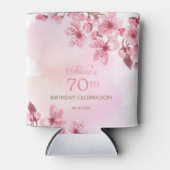 Rafraîchisseur Pour Canette Printemps Sakura Cherry Blossom Crème rose Anniver (Devant)