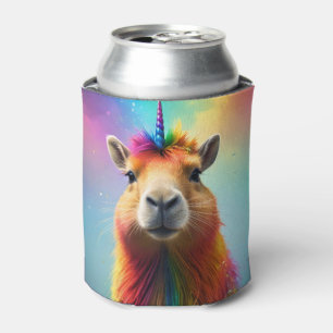Rafraîchisseur Pour Canette Prismhorn : La Licorne Capybara arc-en-ciel