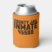 Rafraîchisseur Pour Canette Prisonnier du comté d'Halloween Orange Costu (Can devant)