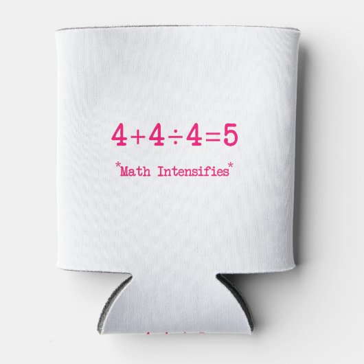 Rafraîchisseur Pour Canette Problème mathématique le plus difficile dans le mo (Devant)