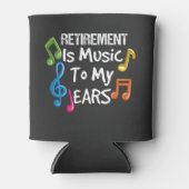 Rafraîchisseur Pour Canette Professeur de musique à la retraite (Devant)