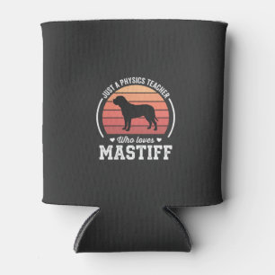 Rafraîchisseur Pour Canette Professeur de physique Mastiff amateur de chiens
