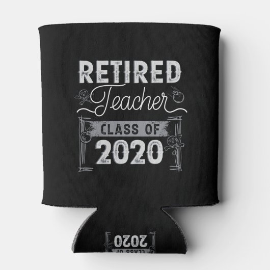 Rafraîchisseur Pour Canette Professeur retraité (Dos)