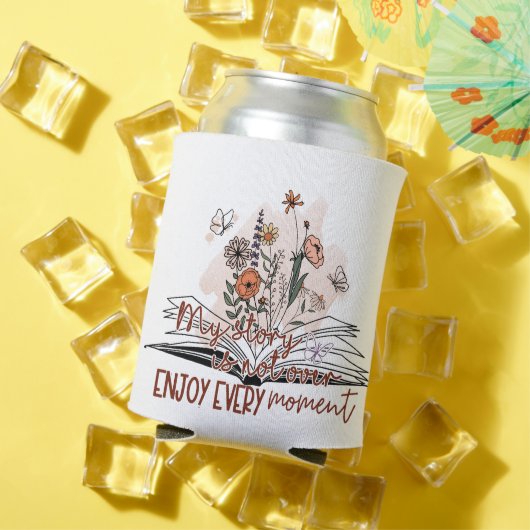 Rafraîchisseur Pour Canette Profitez de chaque instant, message positif (Été in situ)