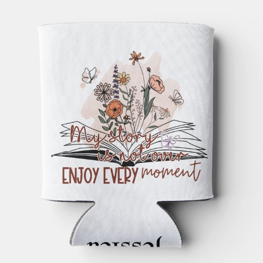 Rafraîchisseur Pour Canette Profitez de chaque instant, message positif (Dos)