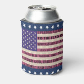 Rafraîchisseur Pour Canette Promesse d'allégeance Drapeau peut refroidir (Can Dos)