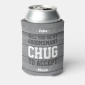 Rafraîchisseur Pour Canette Proposition du Groomsman Chug pour accepter Funny  (Can Dos)